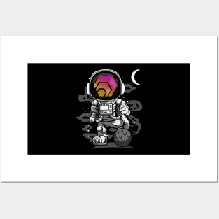 Astronaut HEX Coin To The Moon Crypto Token Cryptocurrency Wallet Birthday Gift For Men Women Kids Posters and Art